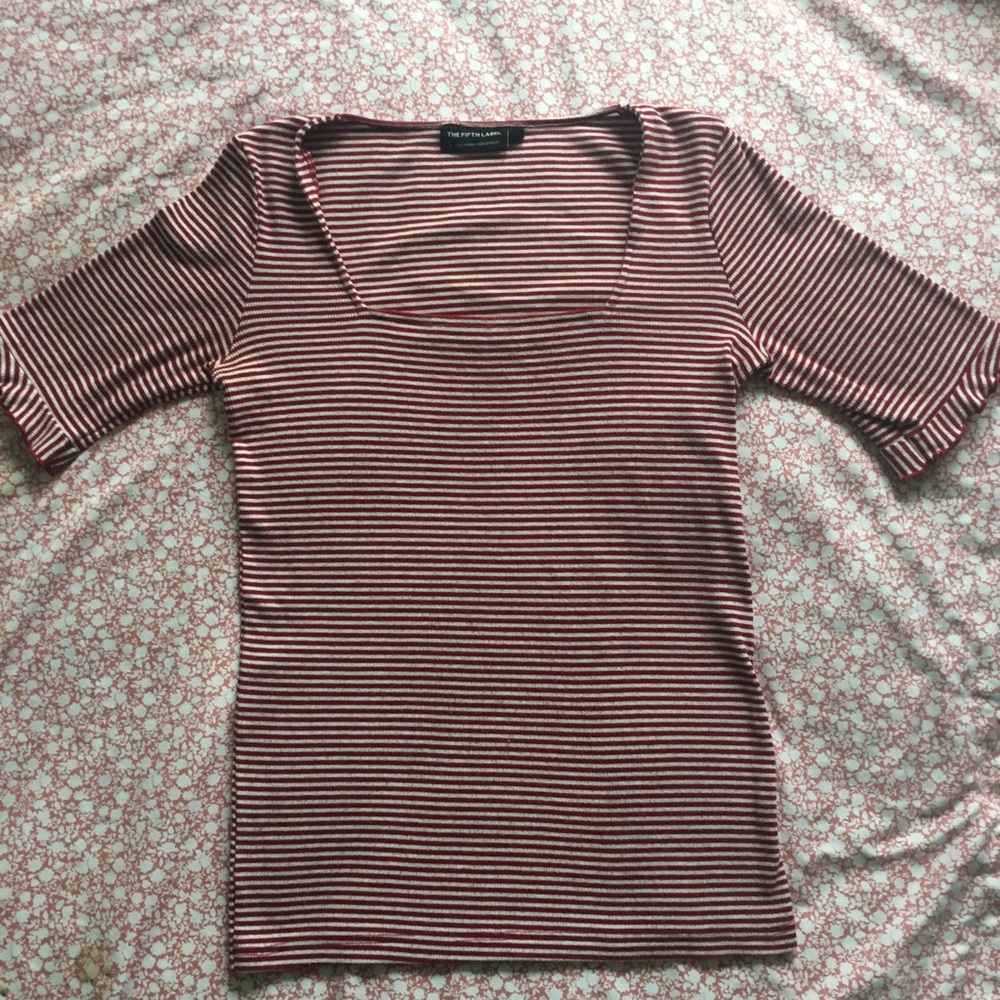 Anthropologie The Fifth Label square neck top